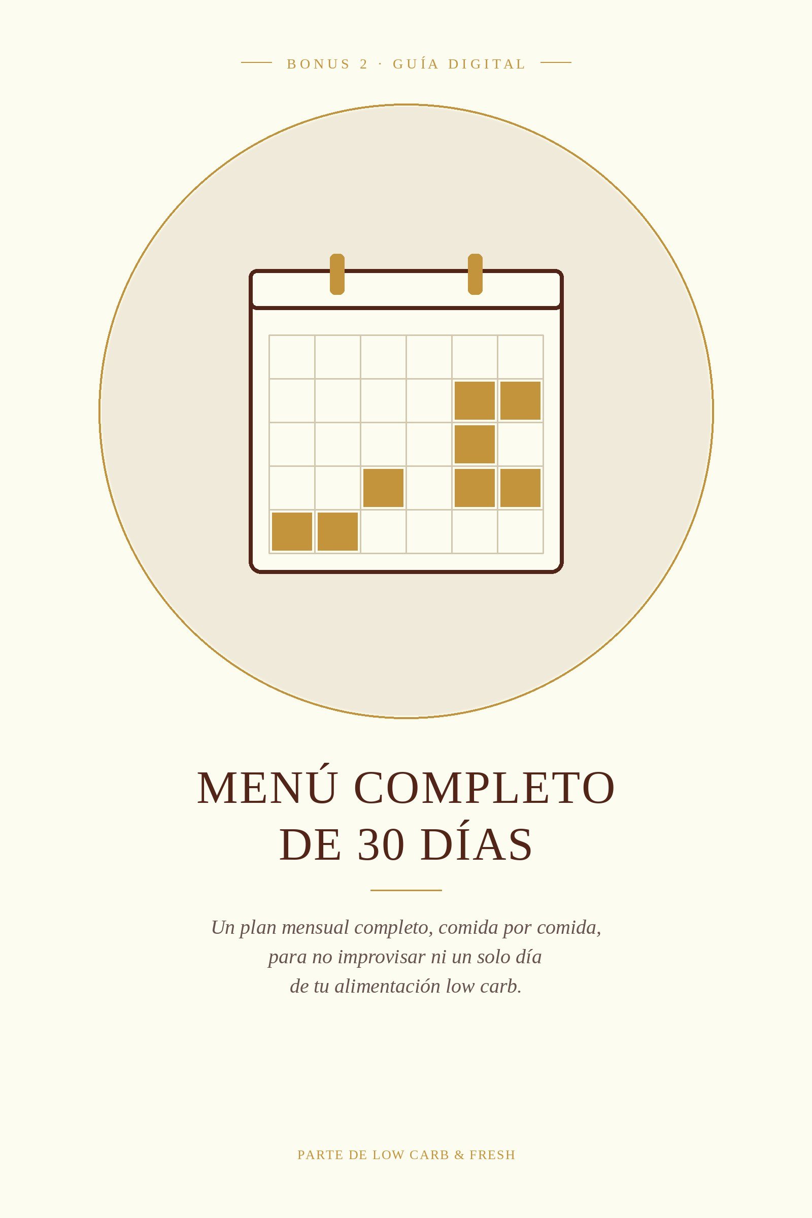 Bonus 2 — Menú de 30 Días